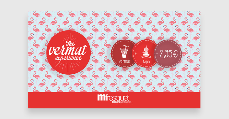 Display de taula "The Vermut Experience"