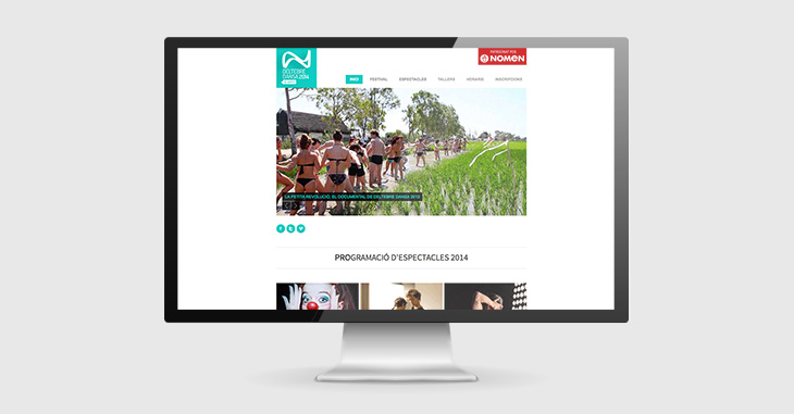 Website of the Festival Deltebre Dansa 2014