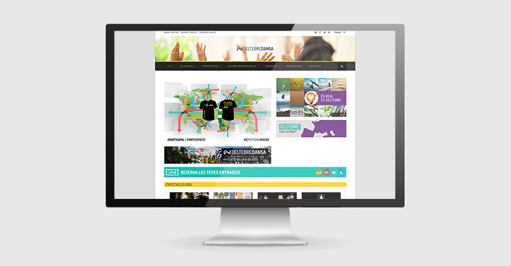Website of the Festival Deltebre Dansa 2015