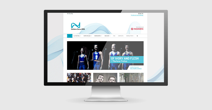 Pàgina web del Festival Deltebre Dansa 2016